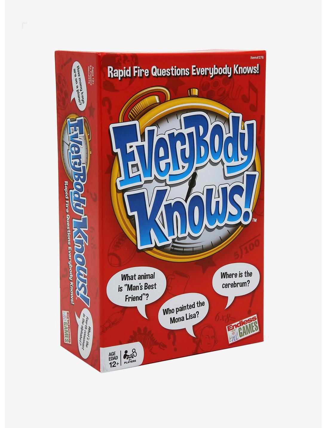 Everybody Knows Card Game, , hi-res