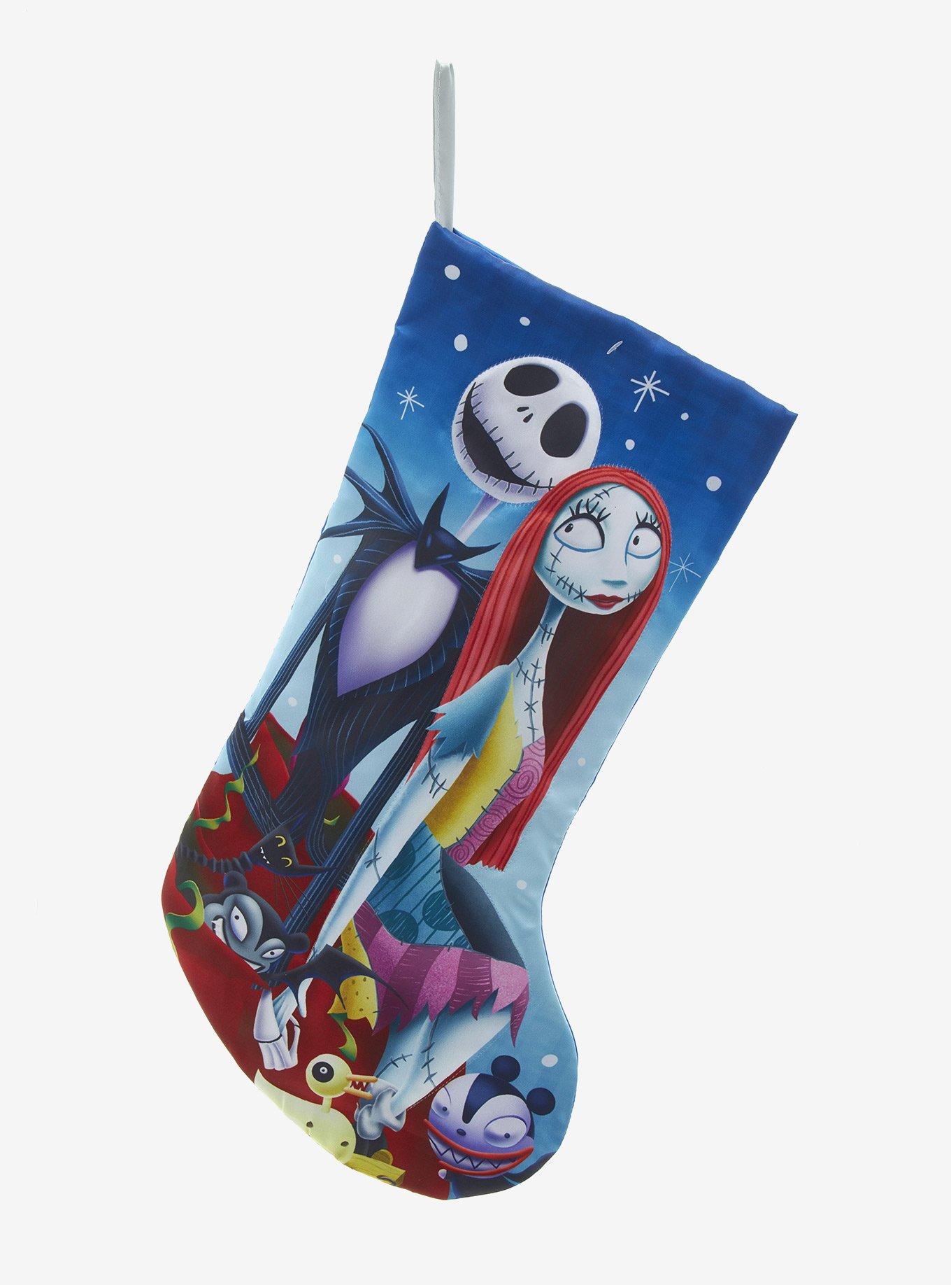 The Nightmare Before Christmas Jack & Sally Blue Stocking, , hi-res