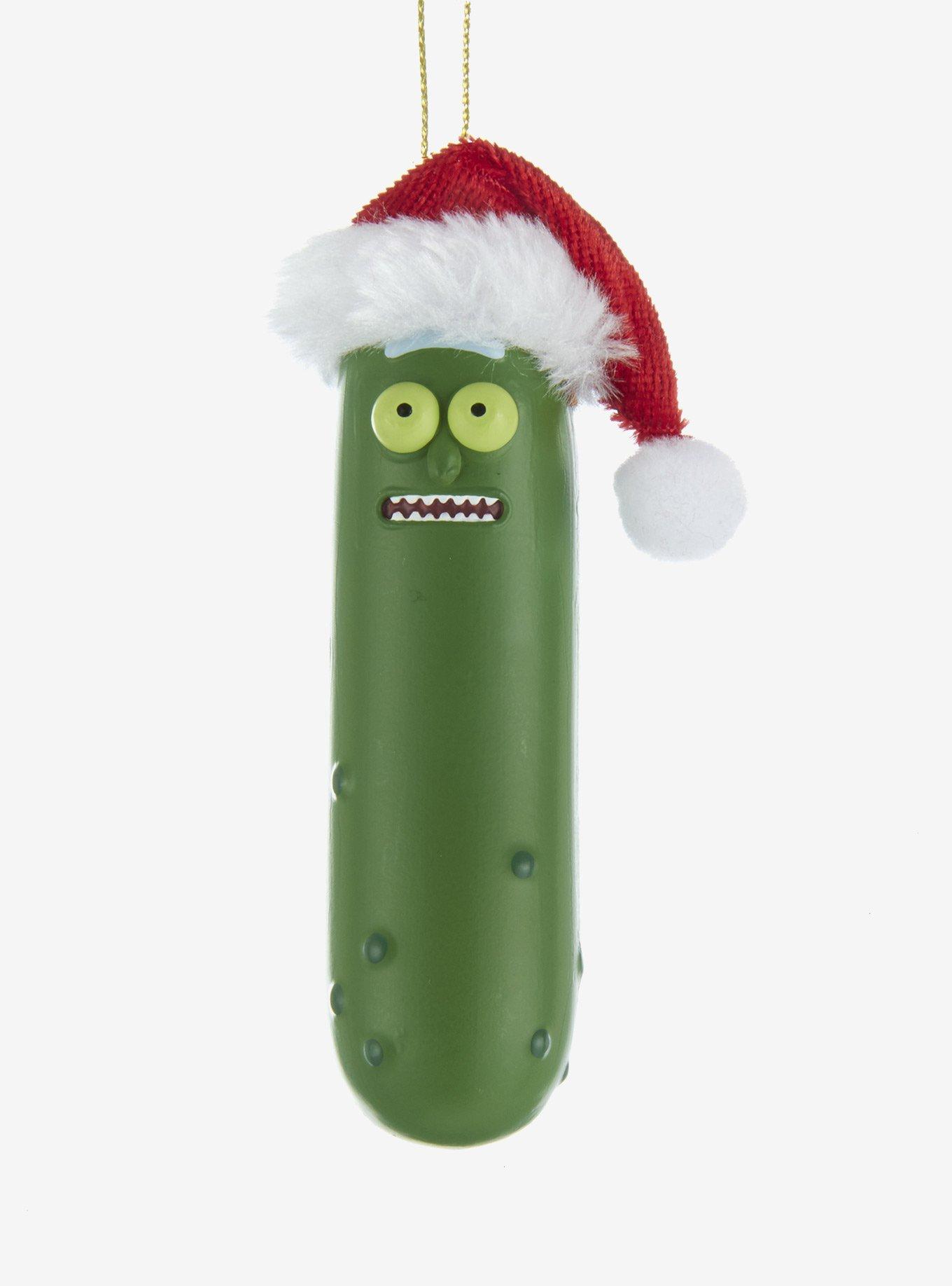 Rick And Morty Festive Pickle Rick Ornament, , hi-res