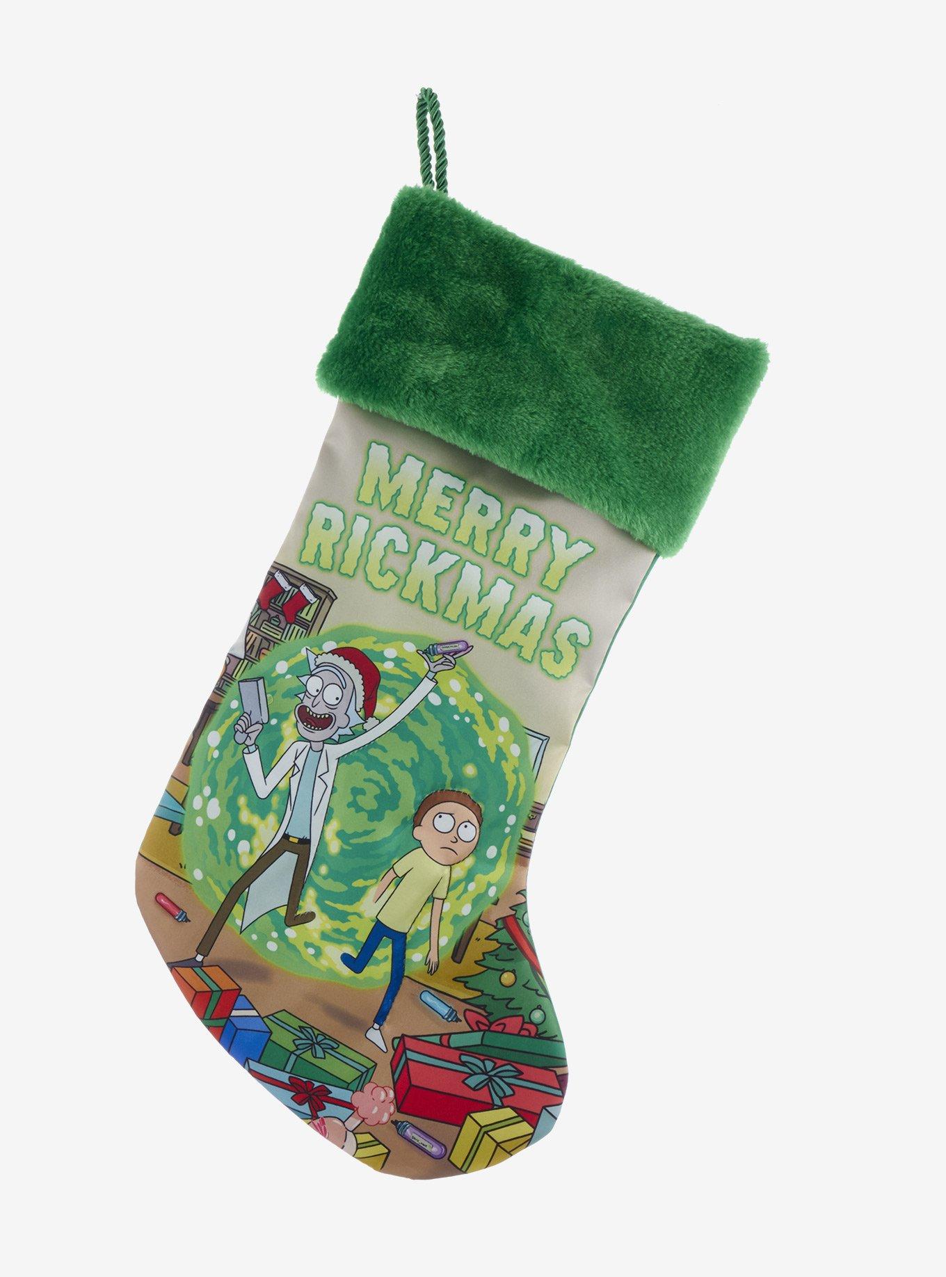 Rick And Morty Merry Rickmas Stocking, , hi-res