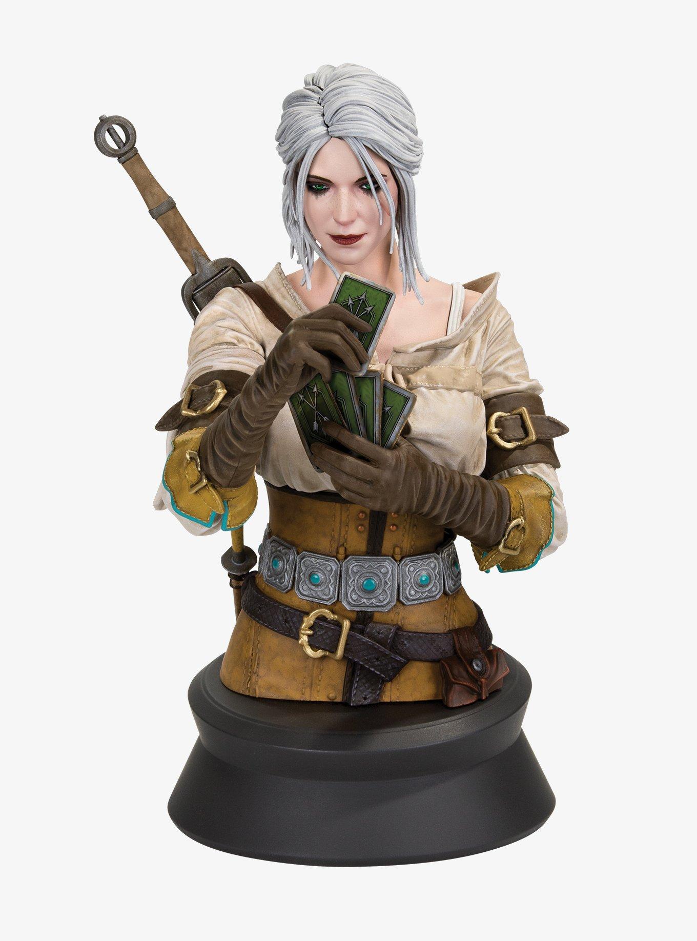 Dark Horse The Witcher 3: Wild Hunt Ciri (Playing Gwent) Bust Figure, , hi-res