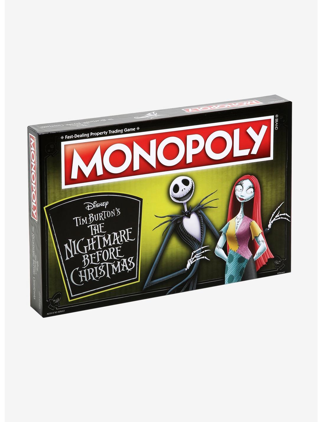 The Nightmare Before Christmas Edition Monopoly Board Game, , hi-res