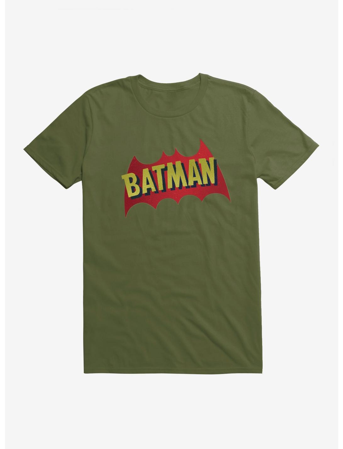 DC Comics Batman Name And Bat Logo T-Shirt, , hi-res