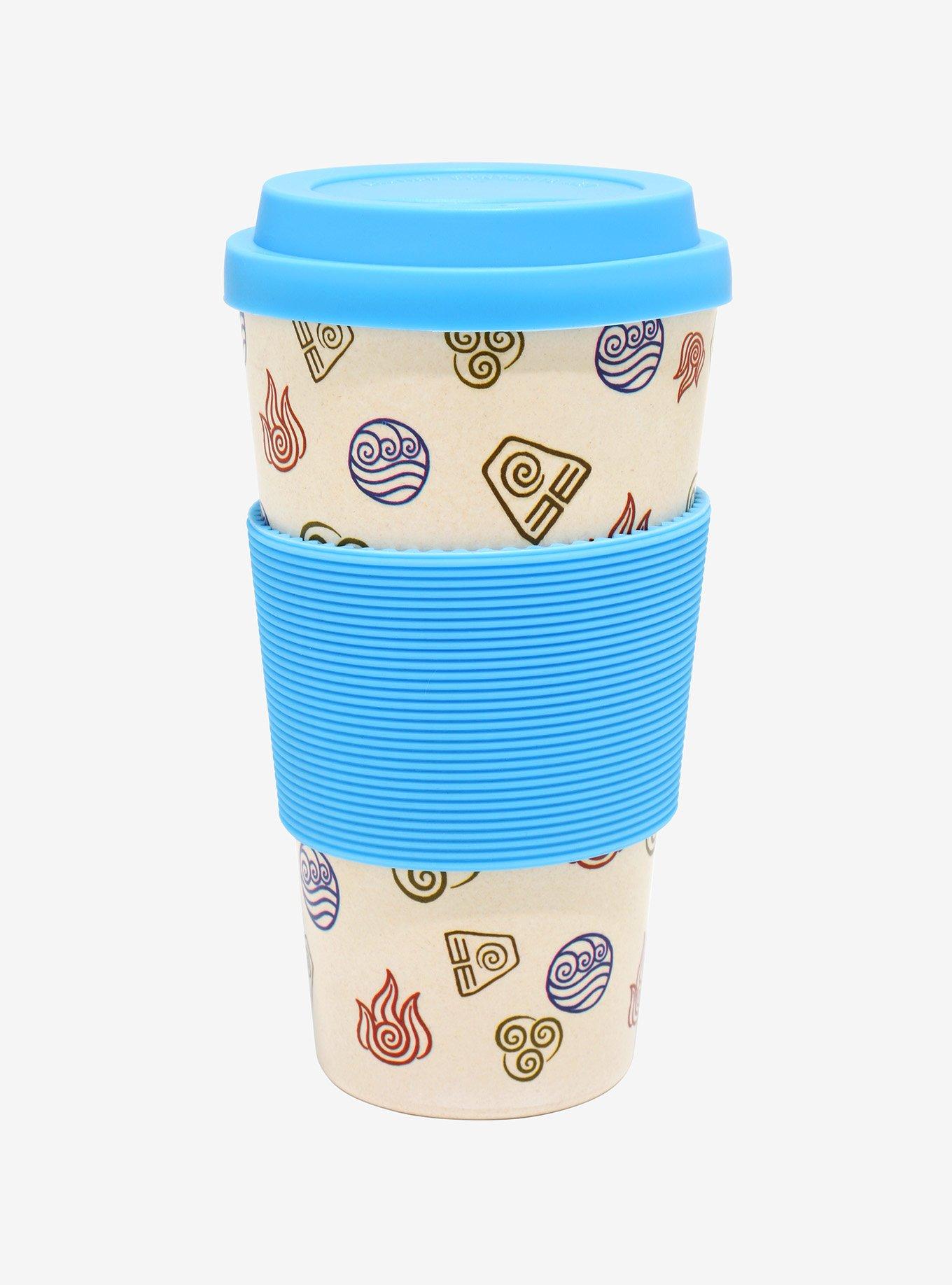 Avatar: The Last Airbender Element Symbols Bamboo Travel Mug, , hi-res