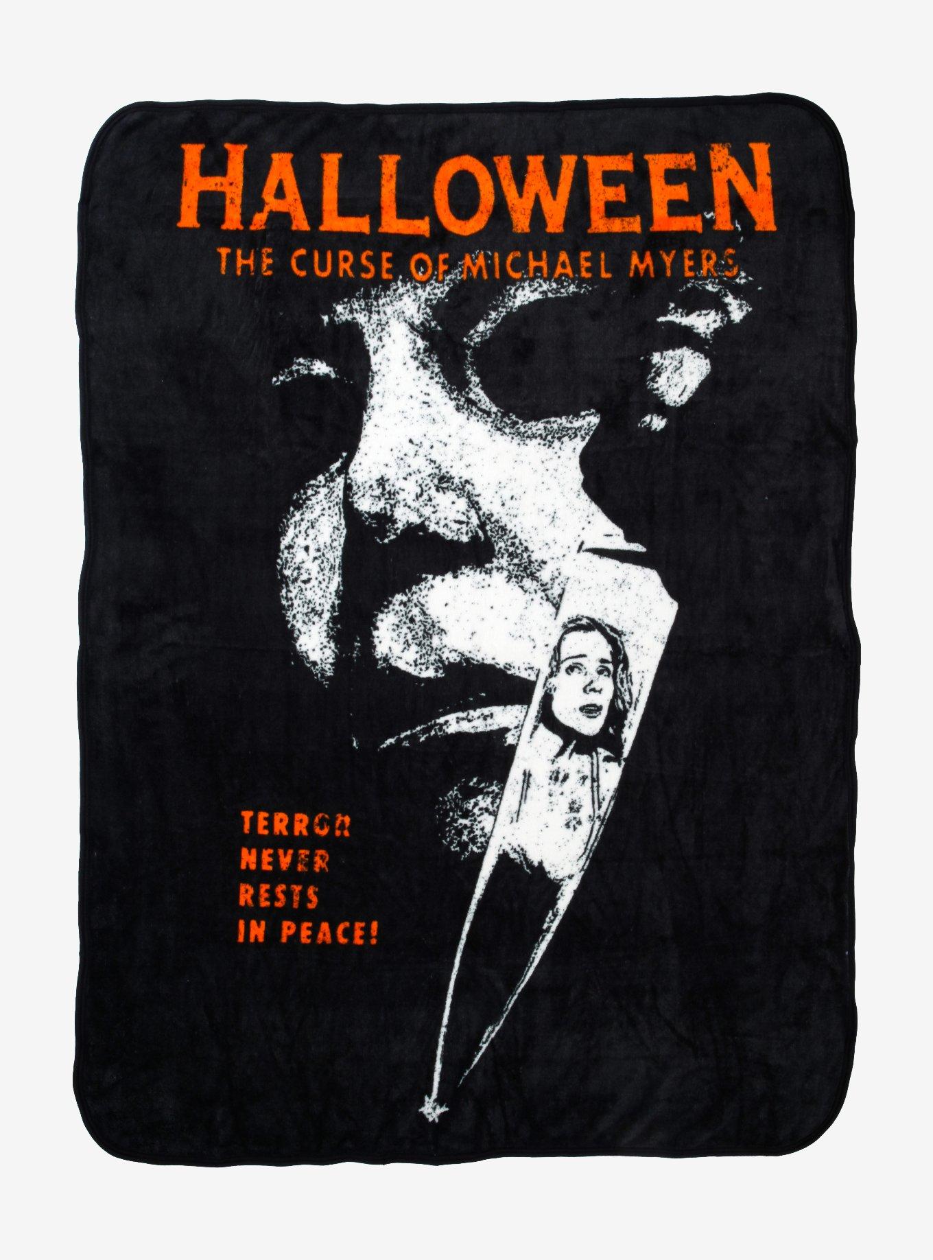 Halloween: The Curse Of Michael Myers Poster Throw Blanket, , hi-res