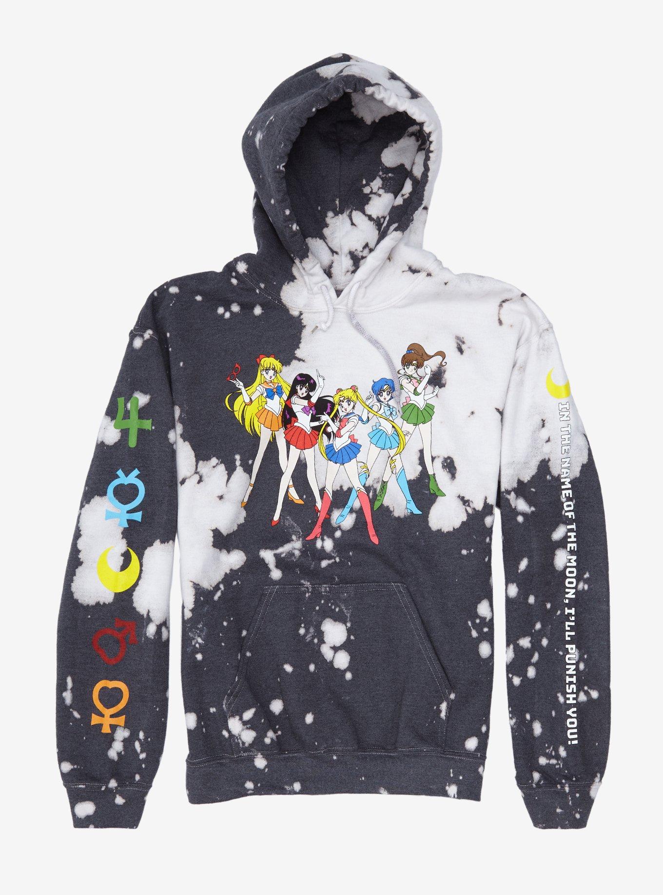 Sailor Moon Guardian Stance Washed Hoodie, MULTI, hi-res