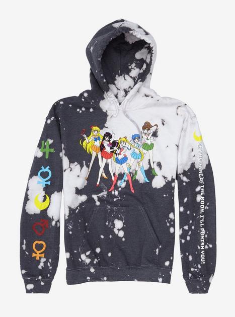 Sailor Moon Guardian Stance Washed Hoodie | Hot Topic