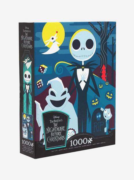 The Nightmare Before Christmas 25 Years Jack Skellington Puzzle, Hot Topic