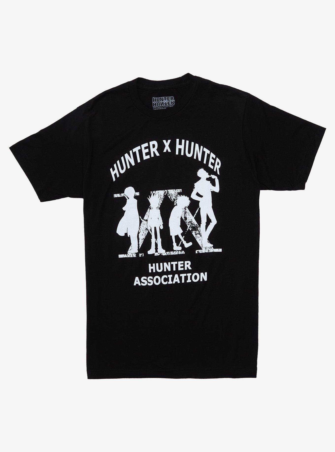 Hunter X Hunter Silhouettes Hunter Association T-Shirt, WHITE, hi-res