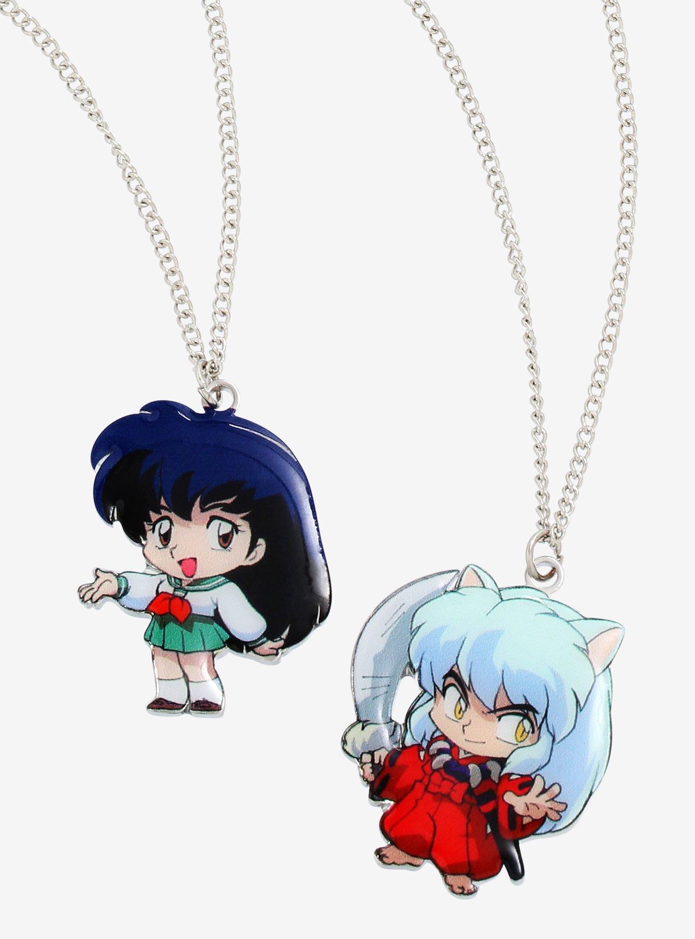 InuYasha Kagome & InuYasha Best Friend Necklace Set, , hi-res