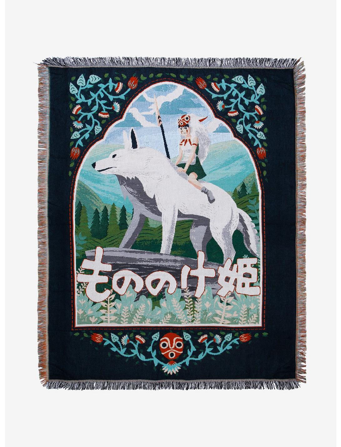 Her Universe Studio Ghibli Princess Mononoke Tapestry Throw - BoxLunch Exclusive, , hi-res