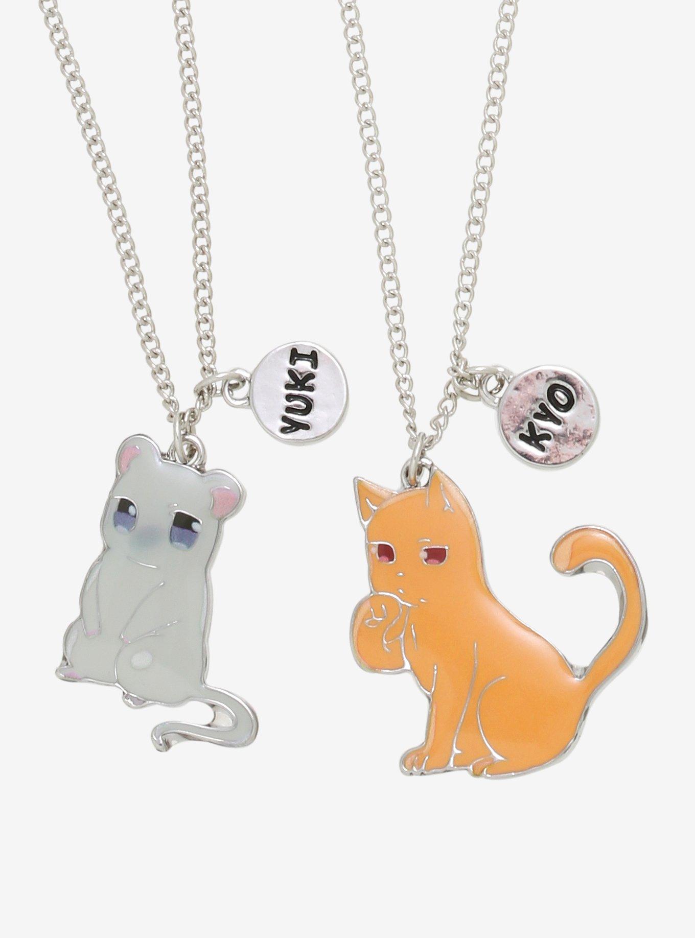Fruits Basket Yuki & Kyo Best Friend Necklace Set, , hi-res