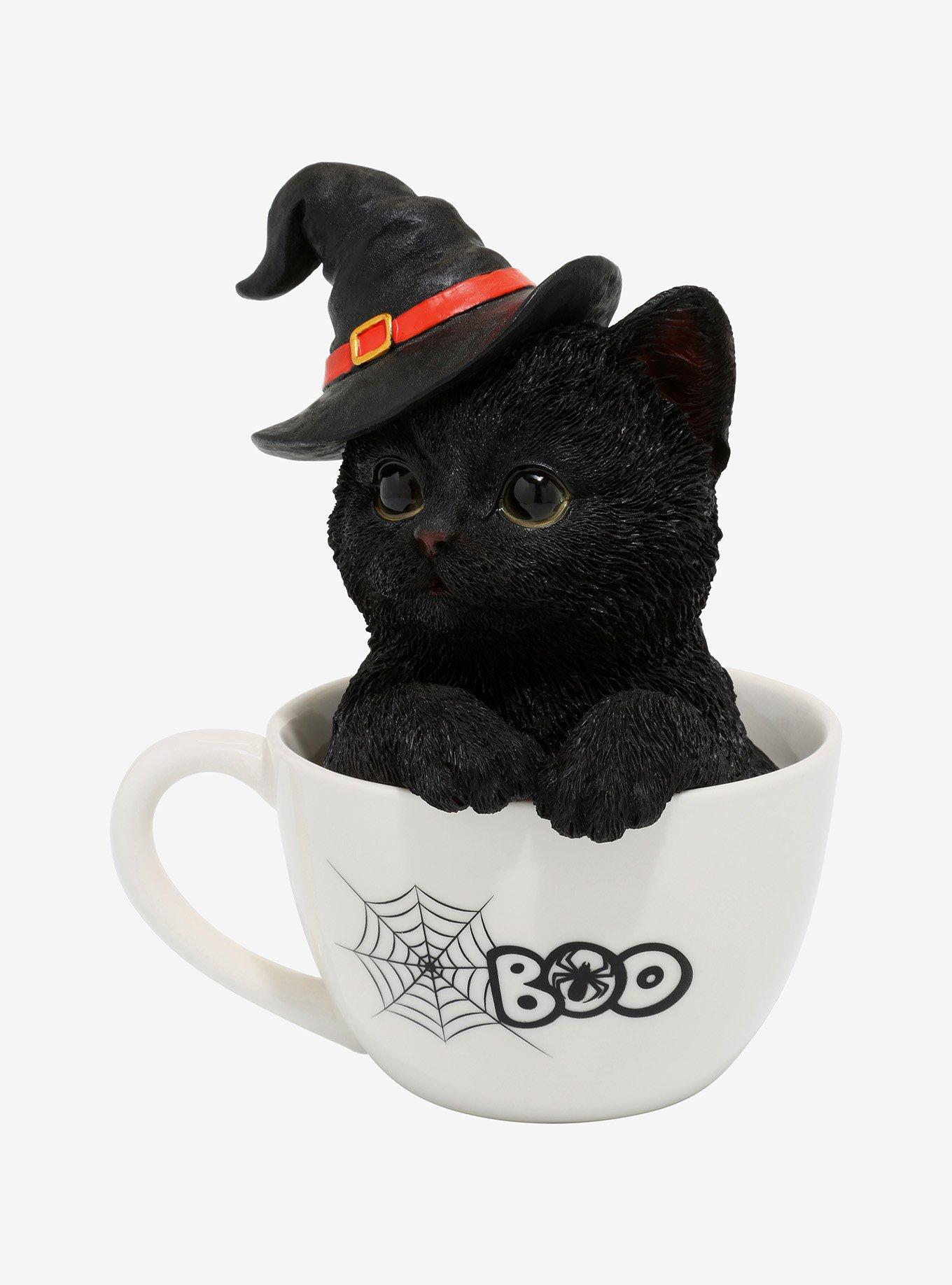 Kitten In A Tea Cup Statue, , hi-res