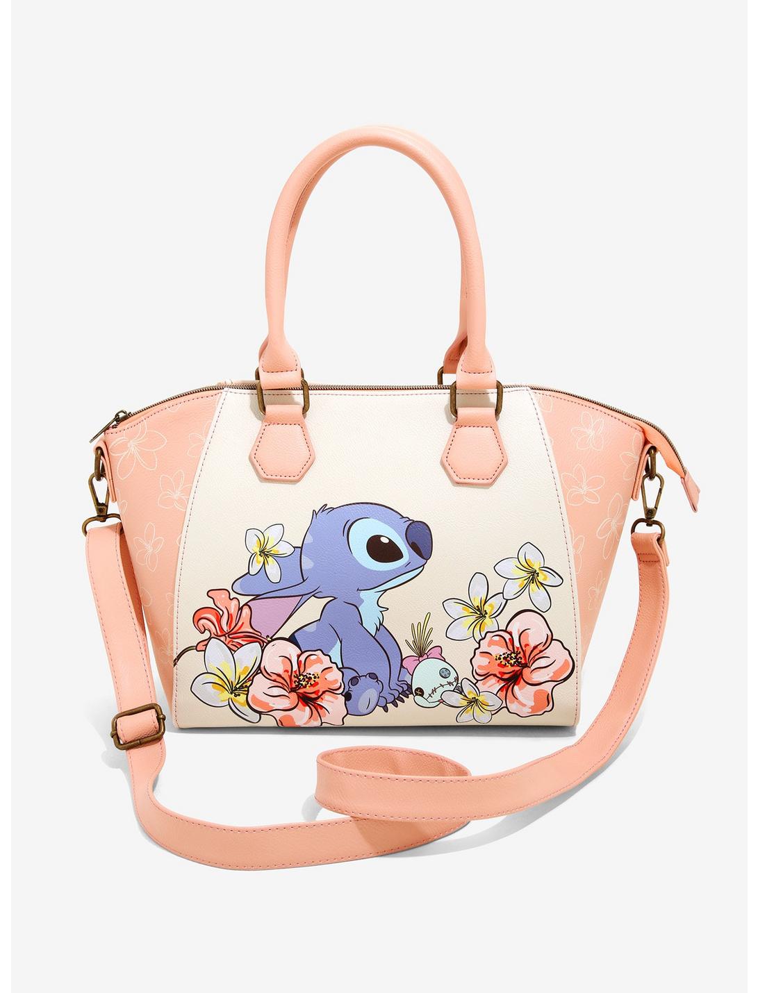 Loungefly Disney Lilo & Stitch Flowers Satchel Bag, , hi-res