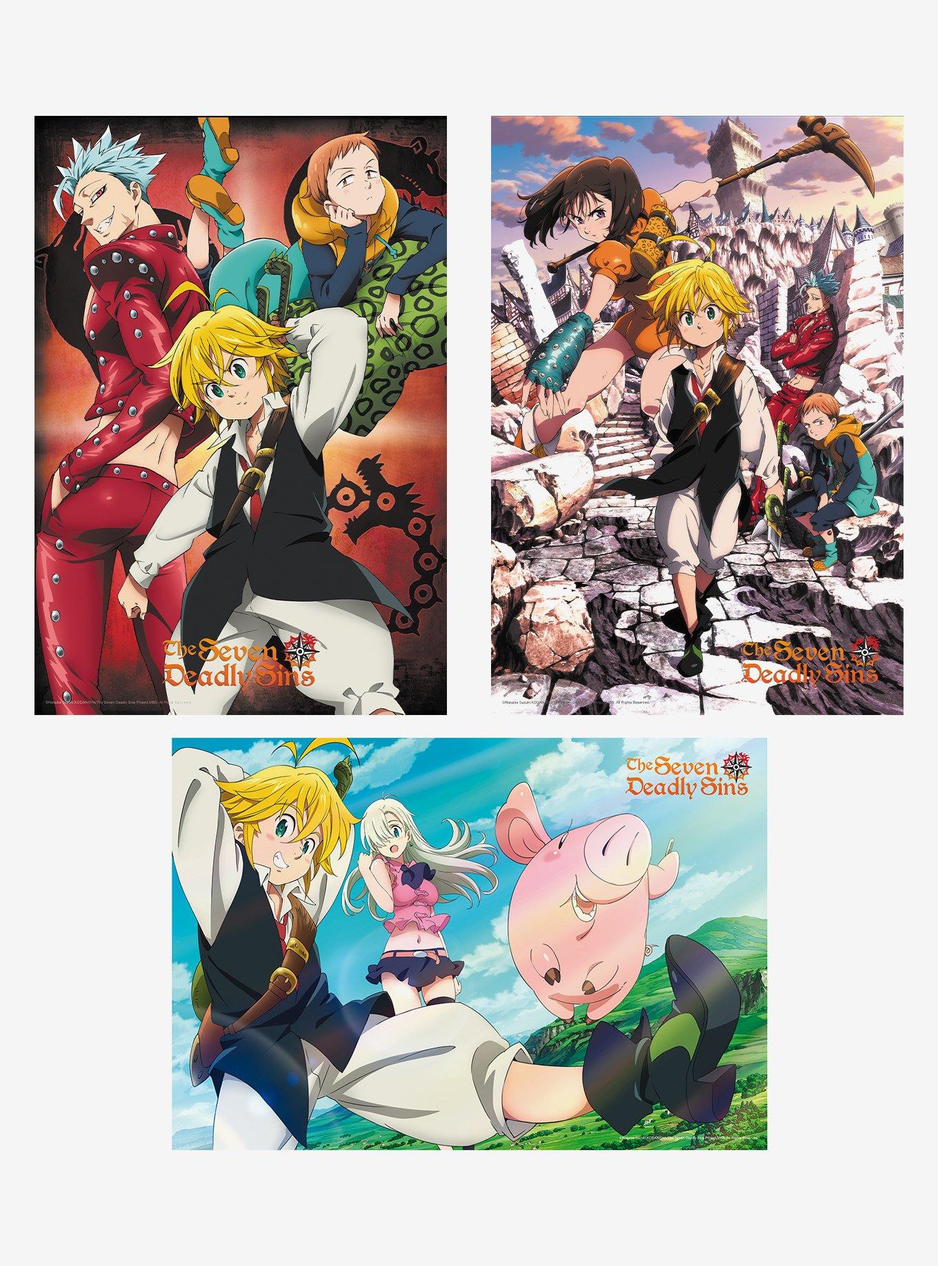 Anime Nanatsu No Taizai Seven Deadly Sins Poster for Sale by  Nicholapolitano