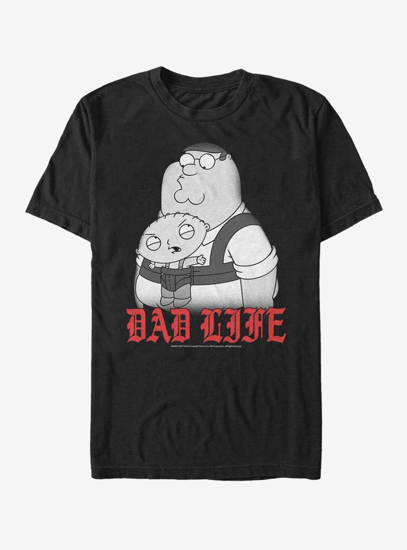 Family Guy Dad Life T-Shirt, BLACK, hi-res