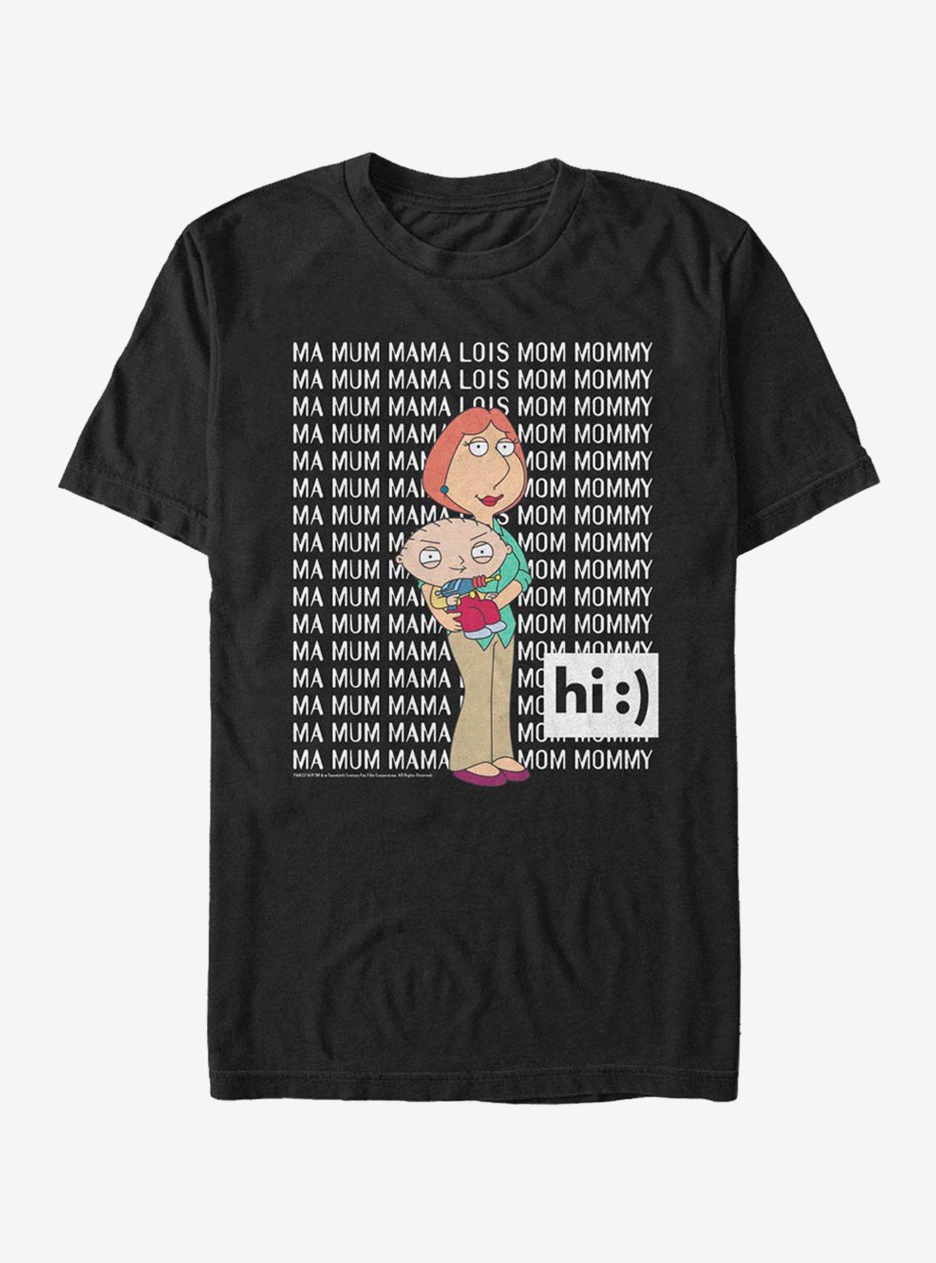 Family Guy Ma Mum T-Shirt, BLACK, hi-res