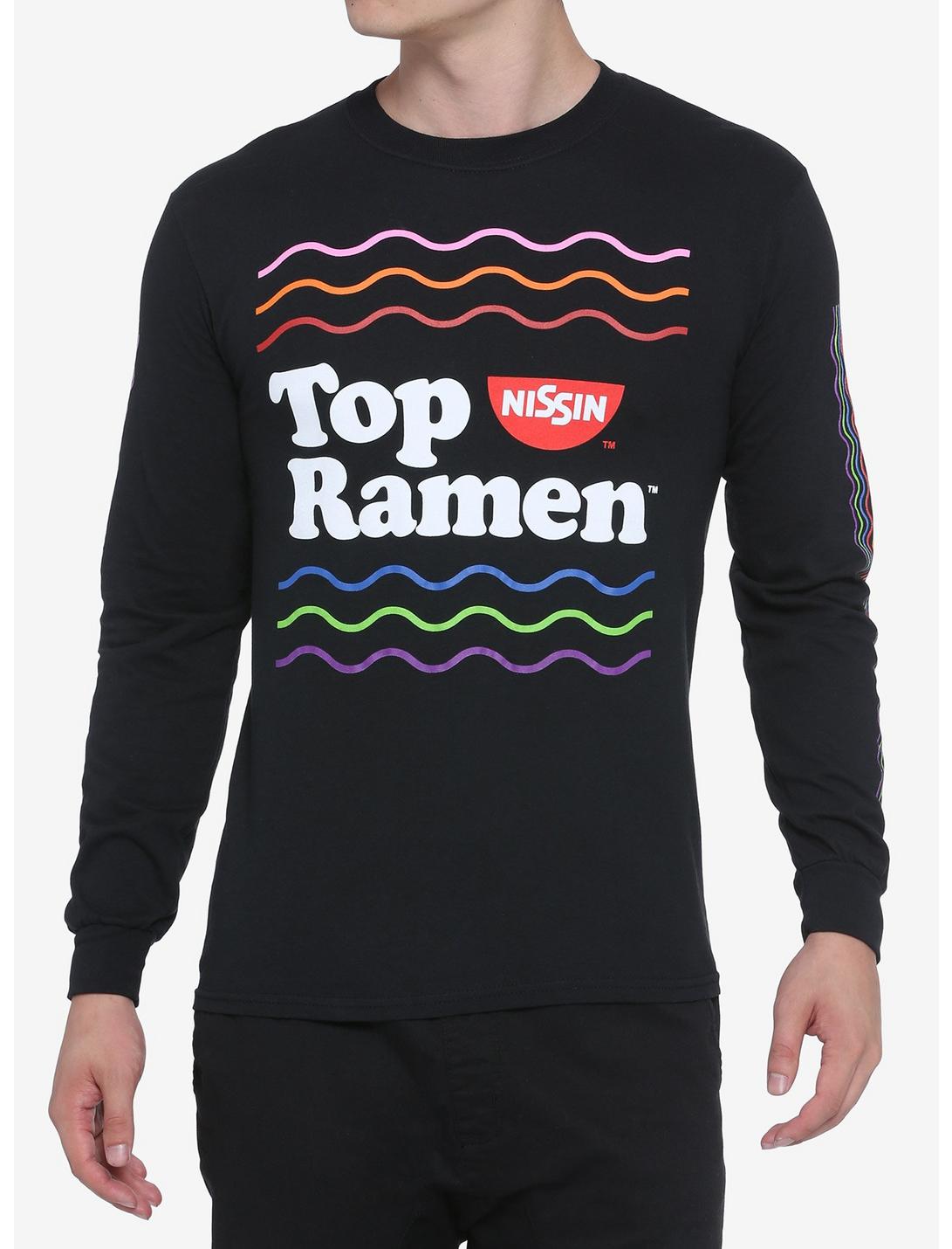 Nissin Top Ramen Squiggles Long-Sleeve T-Shirt, MULTI, hi-res