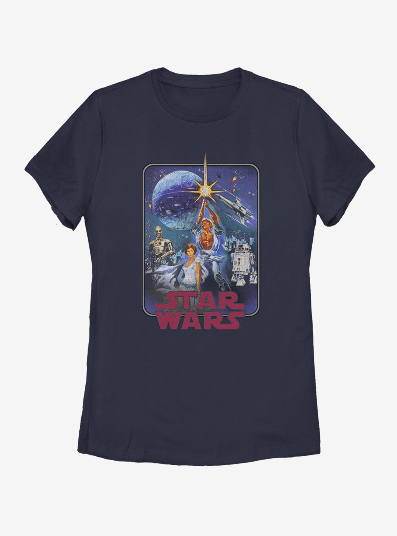 Star Wars Star Poster Redux Womens T-Shirt, , hi-res