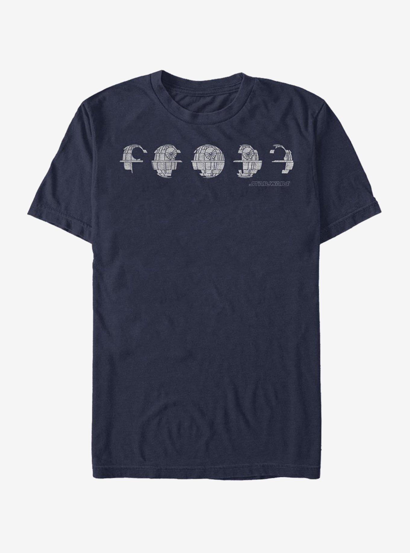 Star Wars Death Star Parts Phases T-Shirt - BLUE | BoxLunch