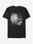 Star Wars Death Star Floral T-Shirt, BLACK, hi-res