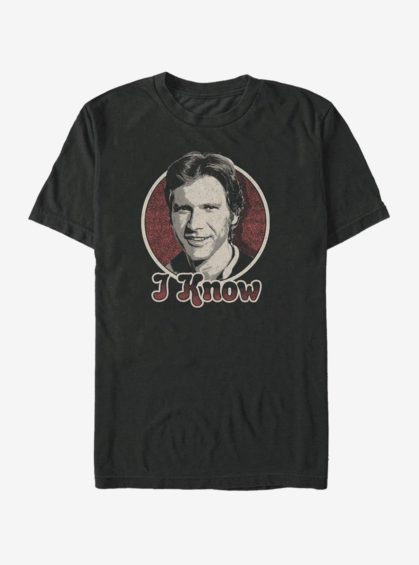 Star Wars Han Solo I Know T-Shirt, BLACK, hi-res