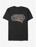 Star Wars Episode I The Phantom Menace Logo T-Shirt, BLACK, hi-res