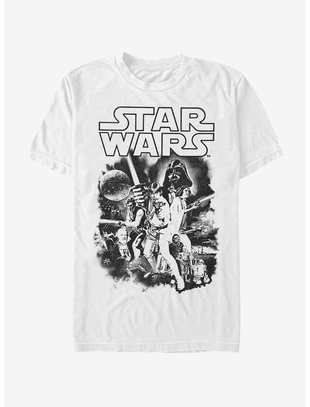 Star Wars Heroes Versus Villains T-Shirt, WHITE, hi-res