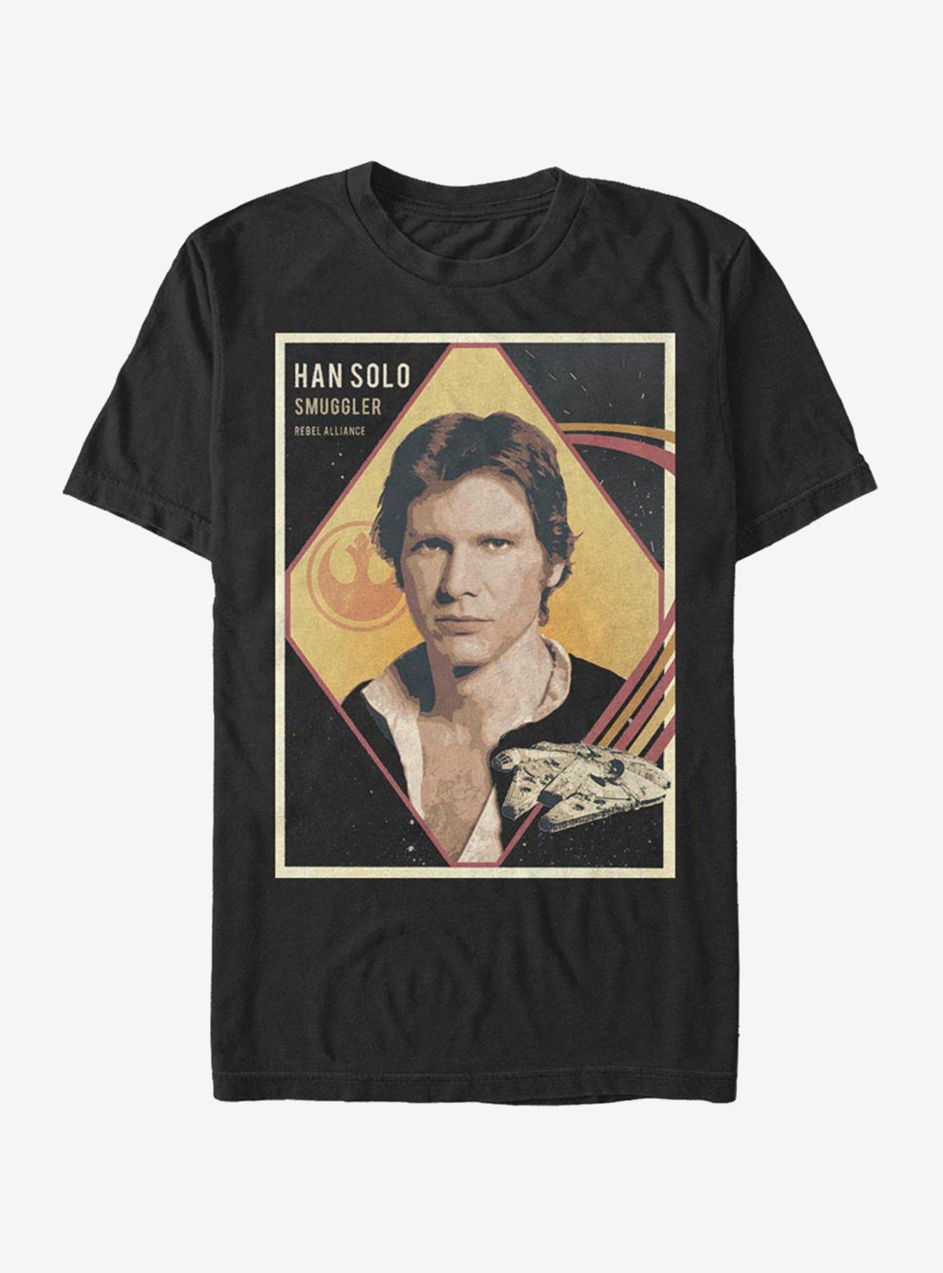 Star Wars Han Baseball Card T-Shirt, , hi-res