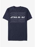 Star Wars Logo Darth Vader T-Shirt, NAVY, hi-res