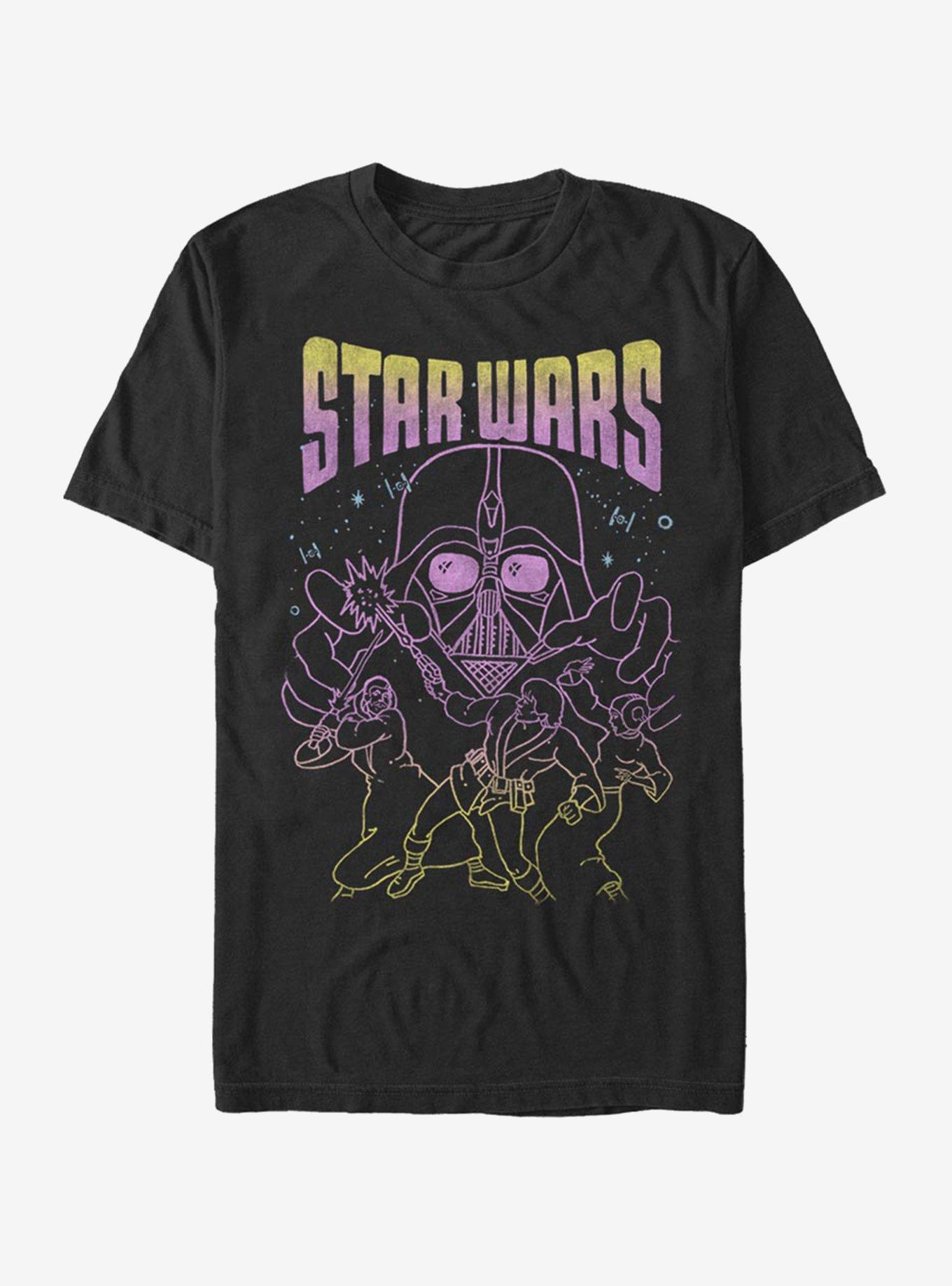 Star Wars Neon Vintage T-Shirt, , hi-res