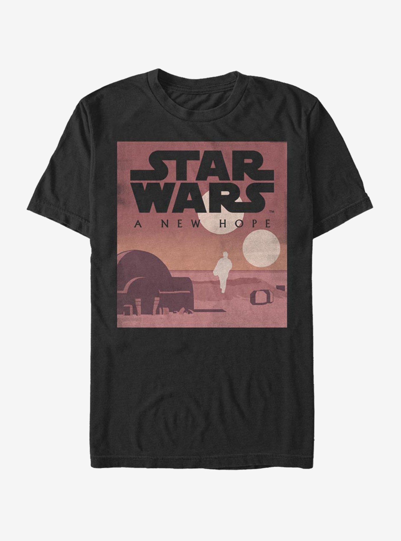 Star Wars New Hope Minimalist T-Shirt, BLACK, hi-res