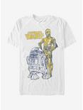 Star Wars Oversized Droid Friends T-Shirt, WHITE, hi-res