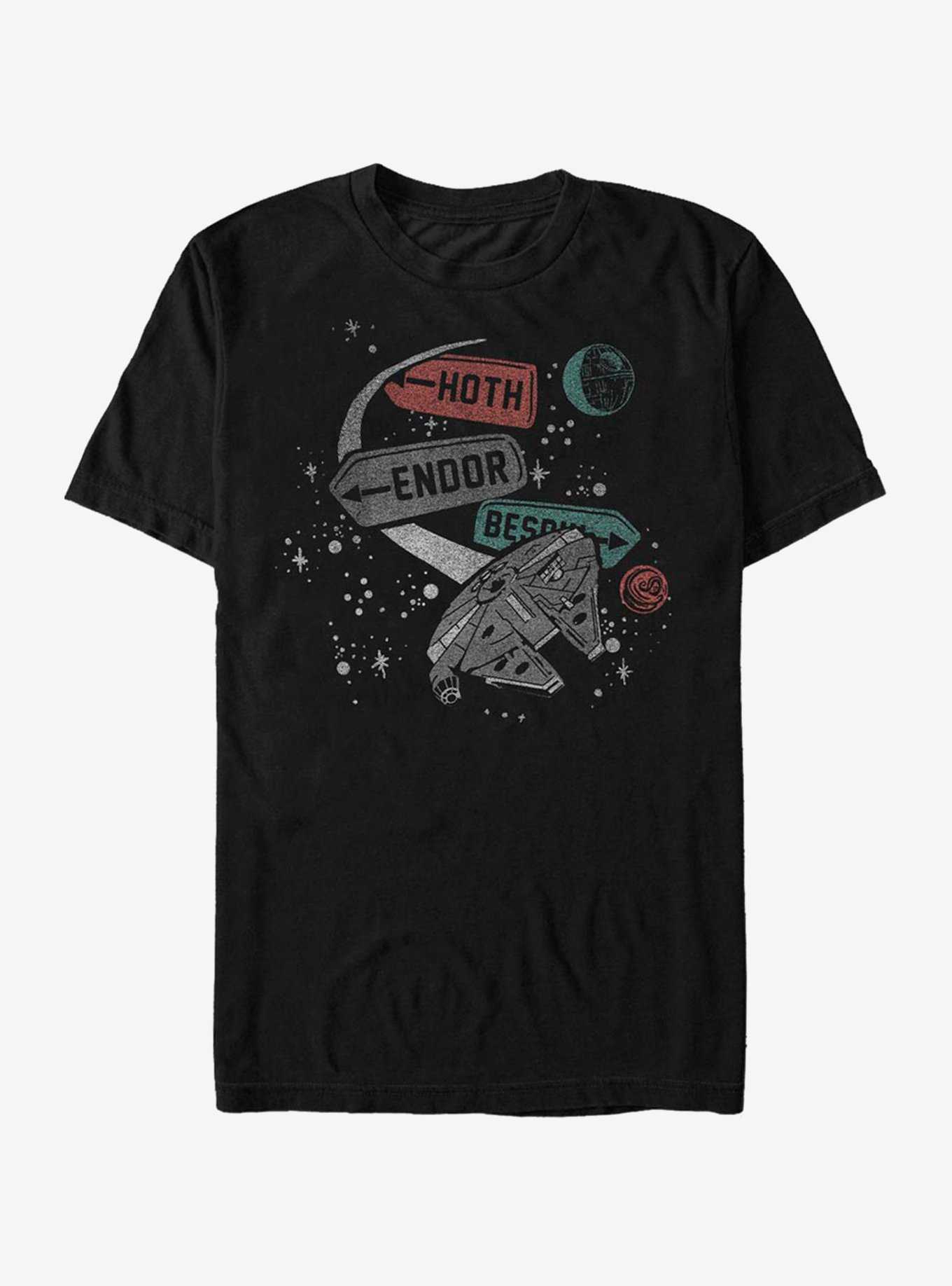 Star Wars Planet Map T-Shirt, , hi-res