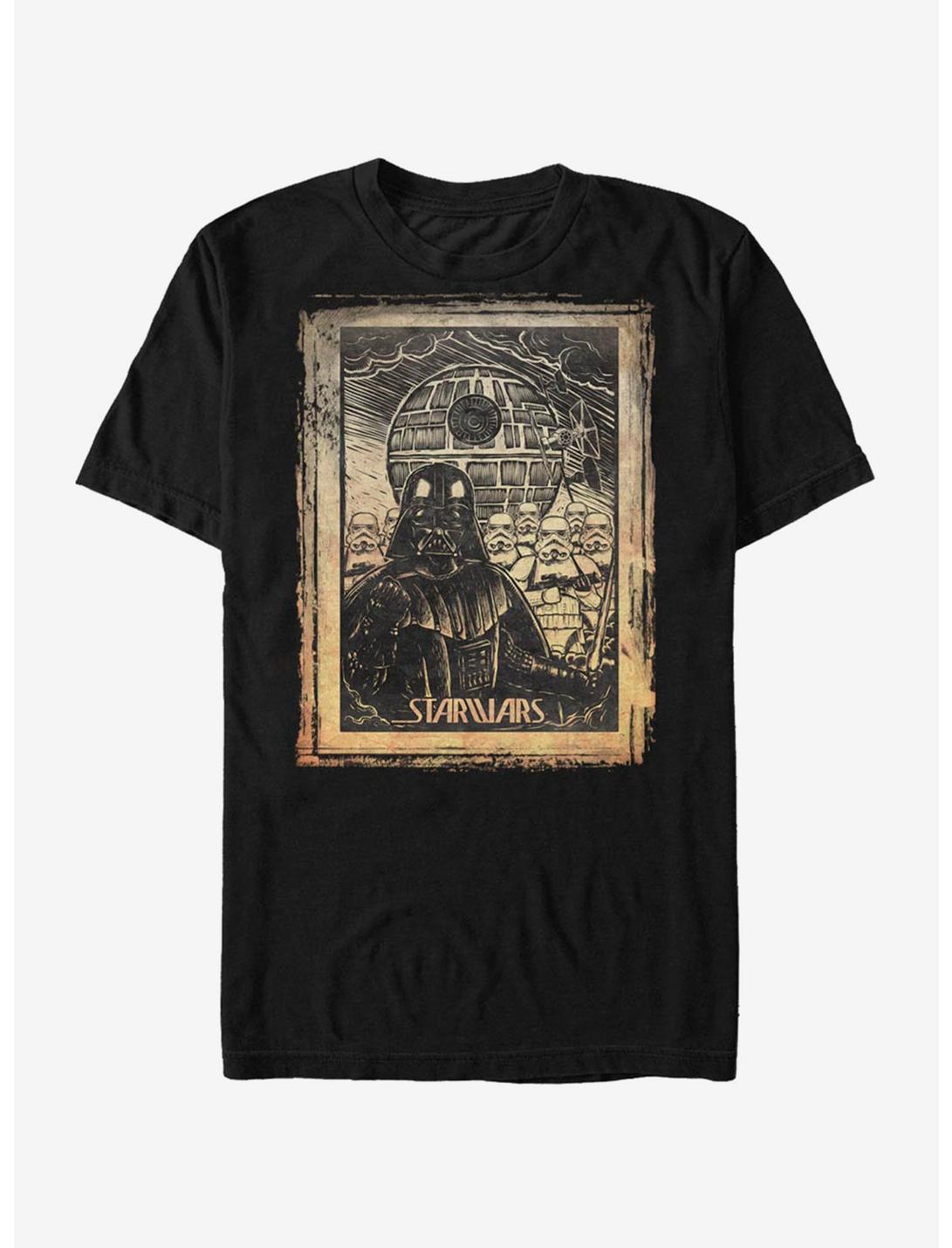 Star Wars Classic Art Print T-Shirt, BLACK, hi-res