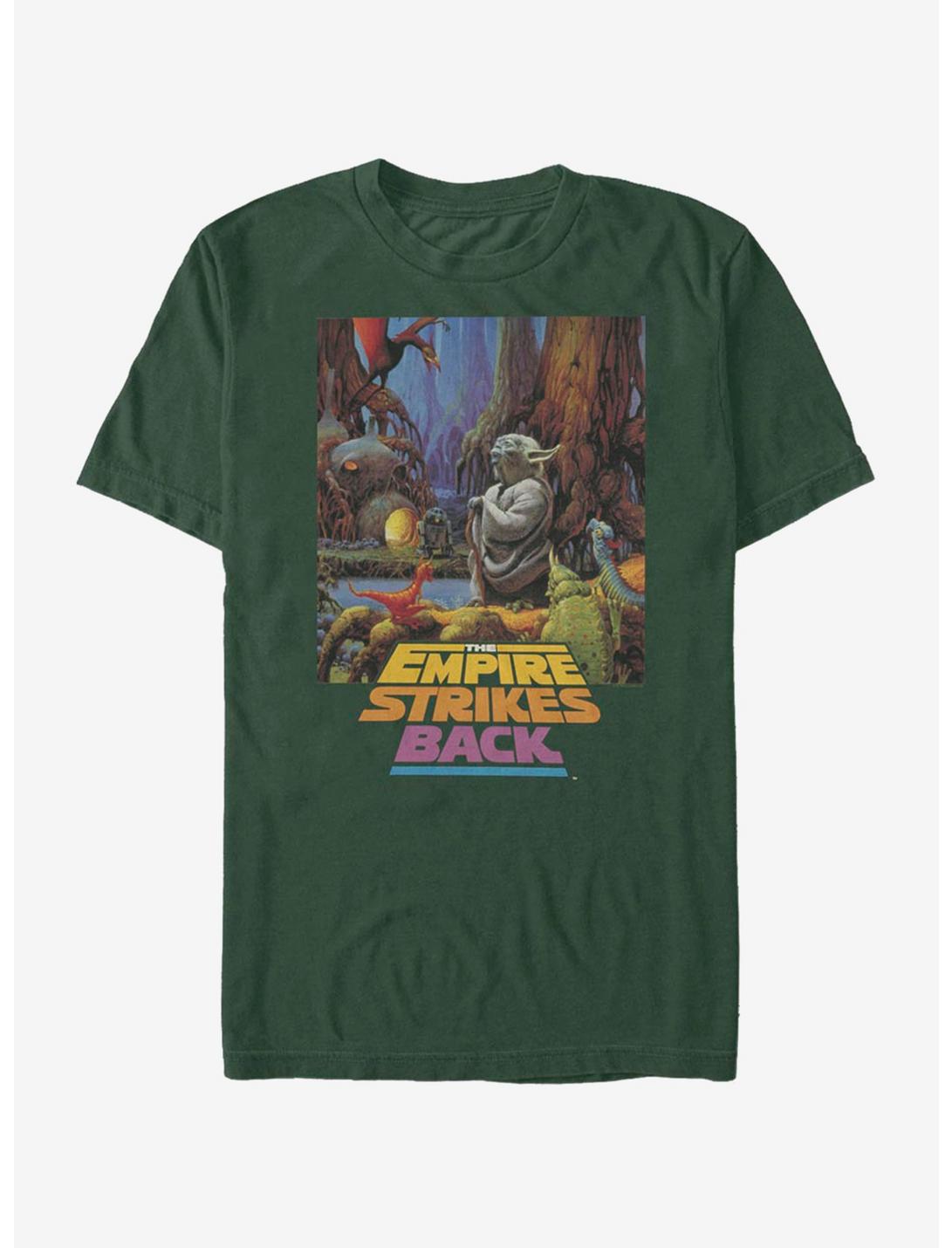 Star Wars Yoda Logo T-Shirt, FOREST GRN, hi-res