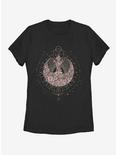Star Wars Celestial Rose Rebel Womens T-Shirt, BLACK, hi-res