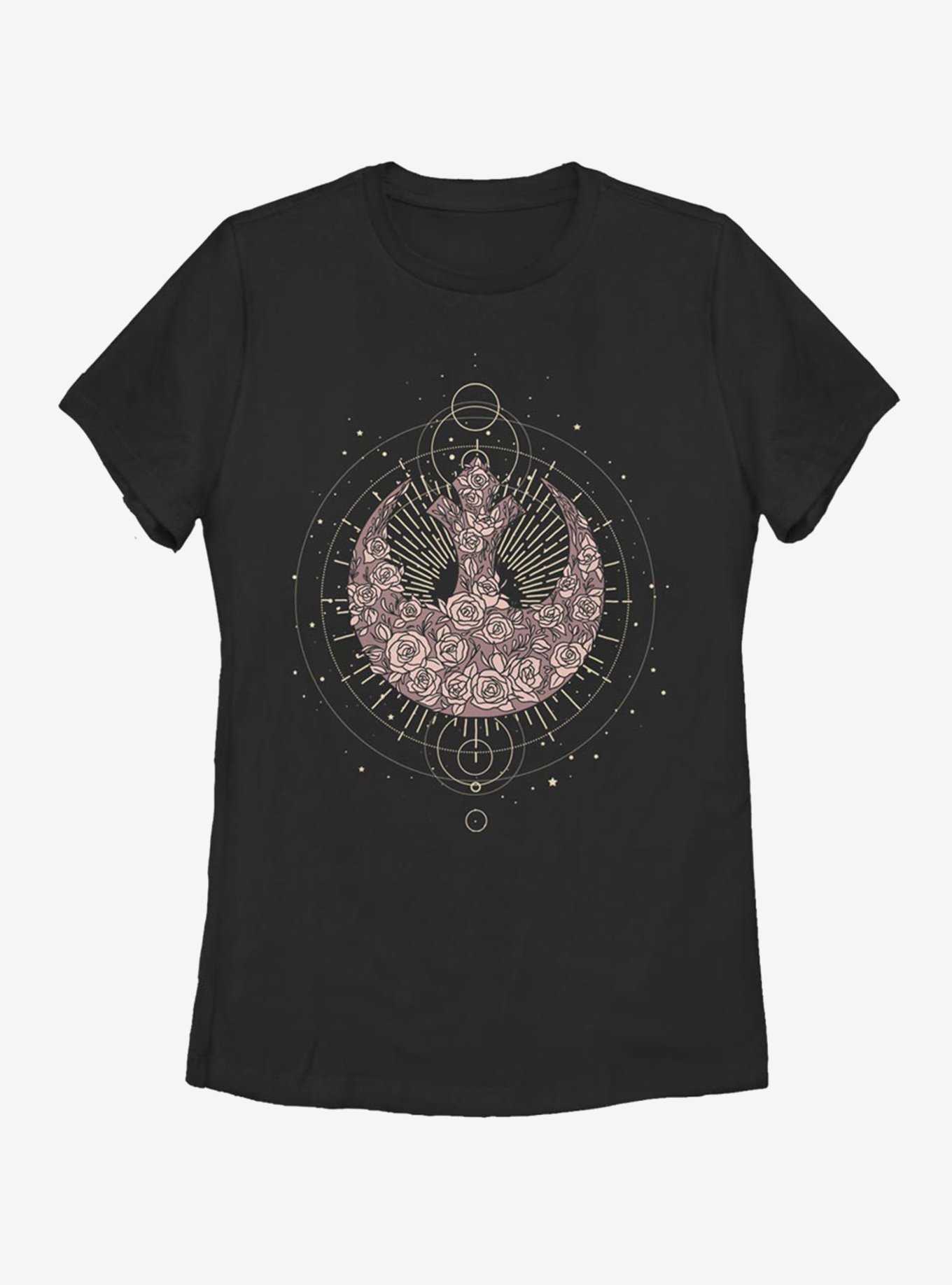 Star Wars Celestial Rose Rebel Womens T-Shirt, , hi-res