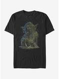 Star Wars Yoda Branches T-Shirt, BLACK, hi-res