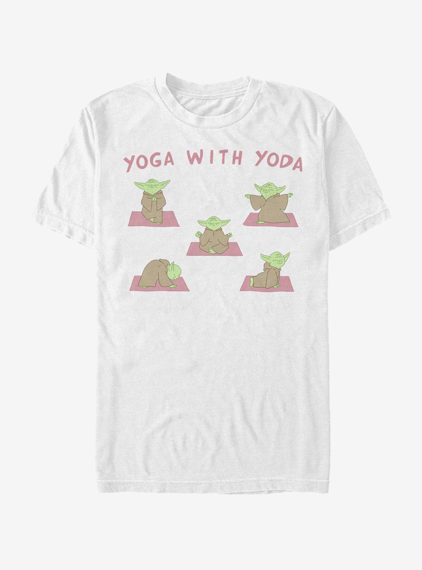 Star Wars Yoga With Yoda T-Shirt, , hi-res