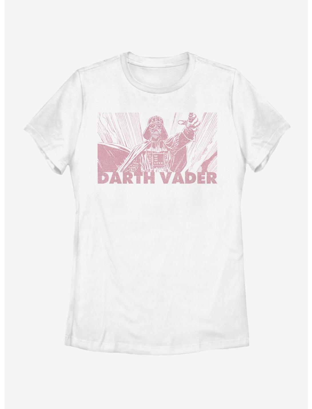 Star Wars Darth Vader One Tone Womens T-Shirt, WHITE, hi-res