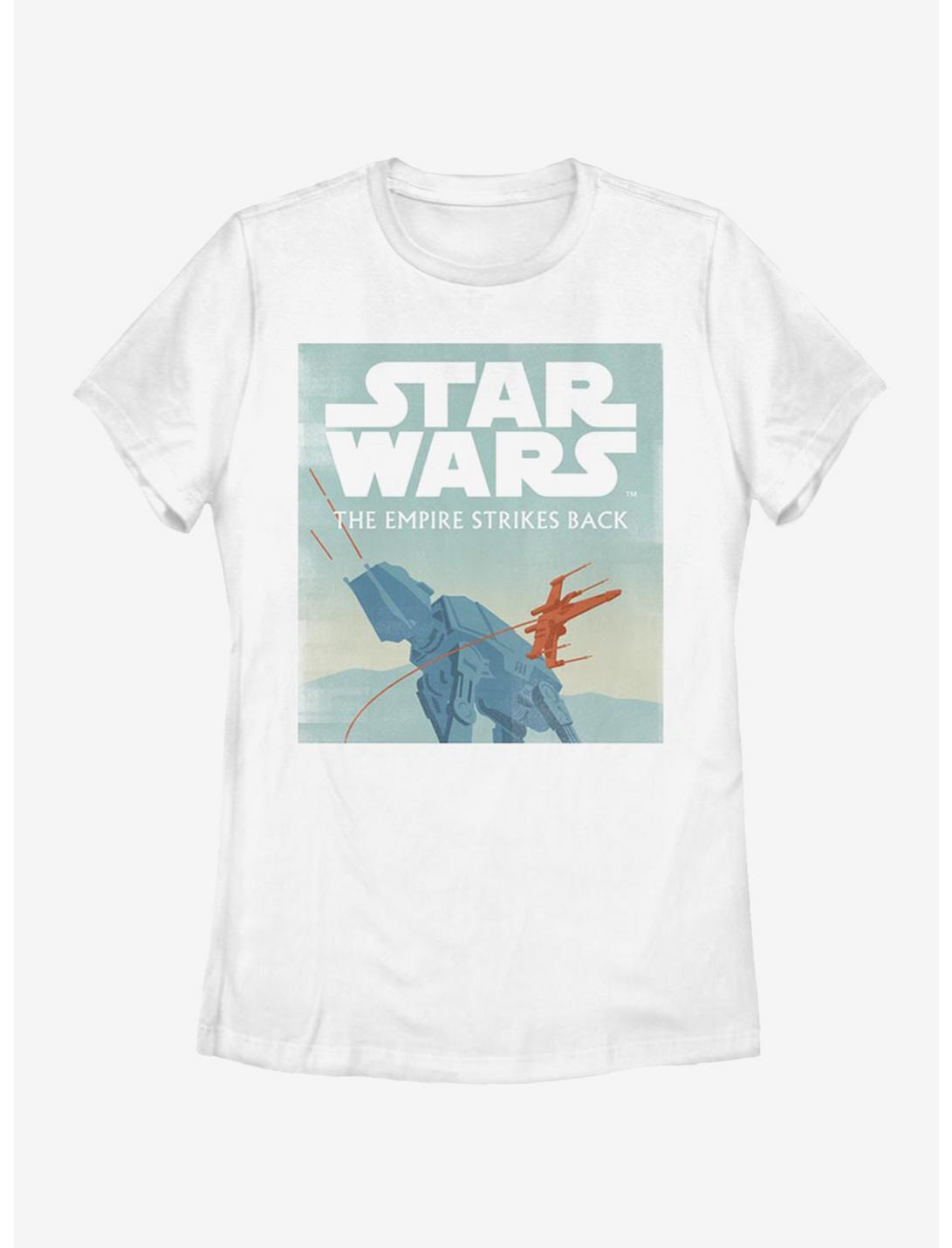 Star Wars Empire Minimalist Womens T-Shirt, WHITE, hi-res