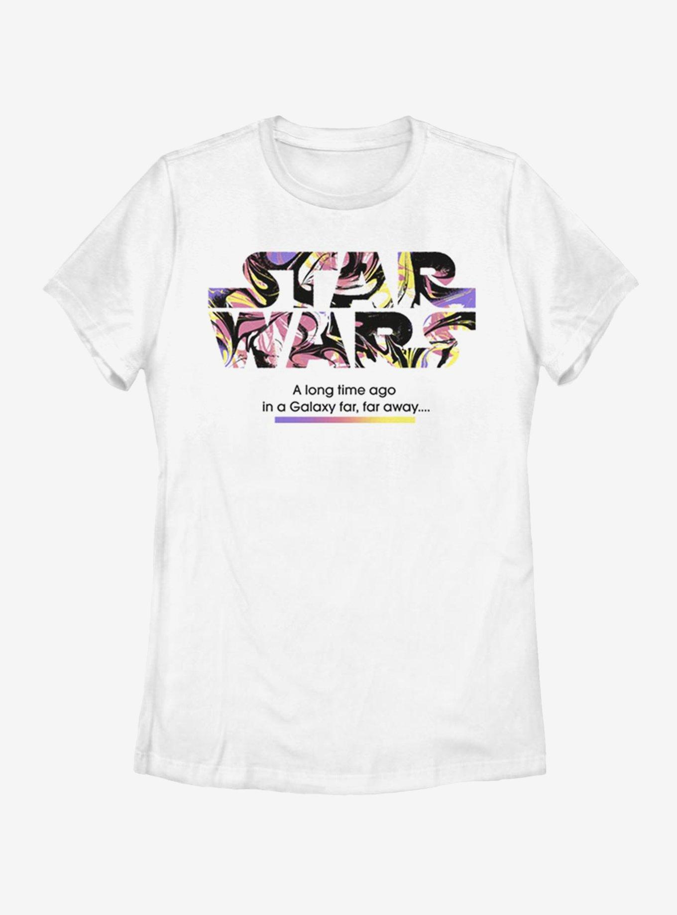 Star Wars Logo Color Pop Womens T-Shirt, WHITE, hi-res