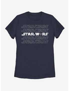 Star Wars Logo Darth Vader Womens T-Shirt, , hi-res