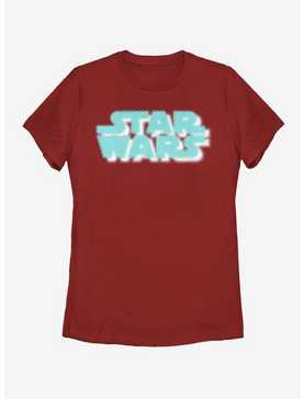 Star Wars Halftone Logo Womens T-Shirt, , hi-res