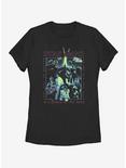 Star Wars Poster Glow Womens T-Shirt, BLACK, hi-res