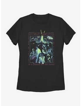Star Wars Poster Glow Womens T-Shirt, , hi-res