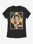 Star Wars Han Baseball Card Womens T-Shirt, BLACK, hi-res