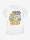 Star Wars R2D2 C3PO Womens T-Shirt, WHITE, hi-res