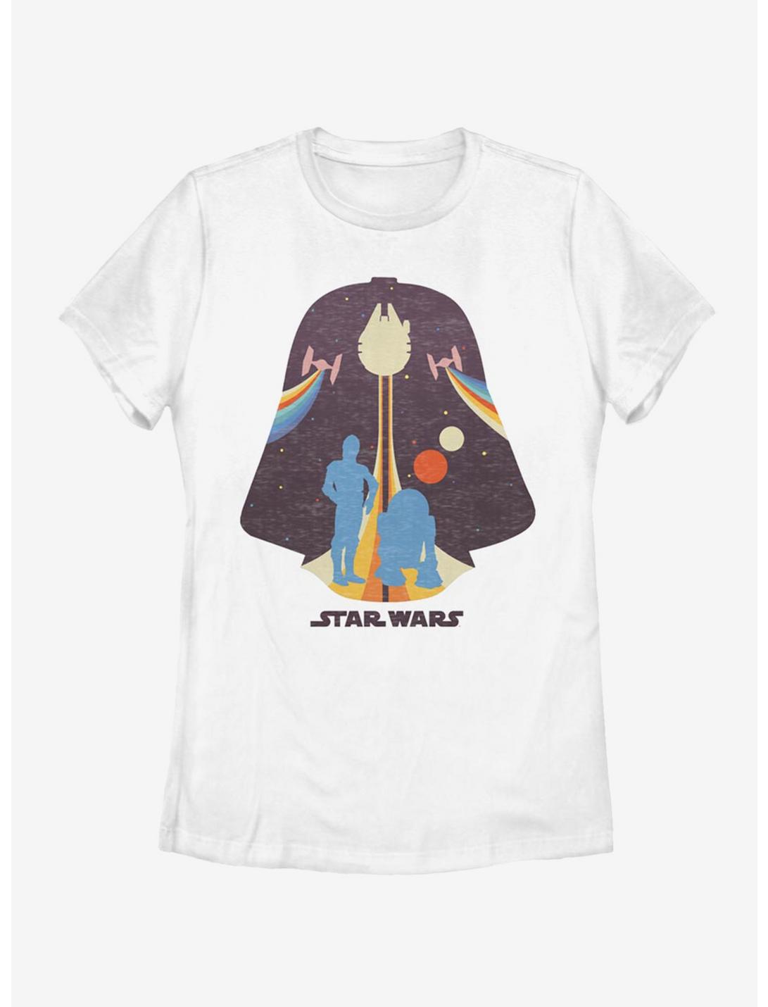 Star Wars Minimal Womens T-Shirt, WHITE, hi-res